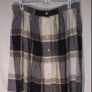 Country Suburbans Long Skirt Black Grey Yellow 12